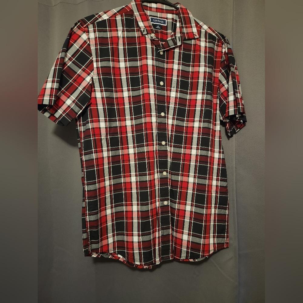 Mens Medium Club Room Button down Shirt